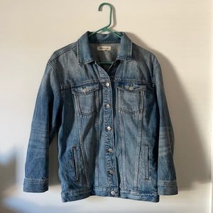 Madewell oversized denim jacket